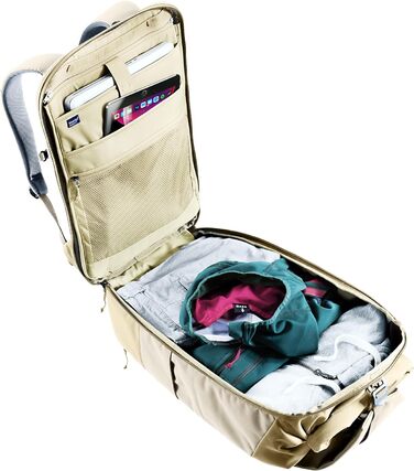 Рюкзак Deuter Utilion 30 з відділенням для взуття, рол-топ, 30 л, Bone-Desert