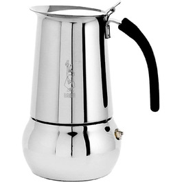 Гейзерна кавоварка Bialetti Kitty 6 чашок, нержавіюча сталь, срібляста