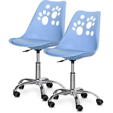 Комплект (2шт) дитяче крісло Evo-Kids Indigo Blue (арт H-232 BL/BL-Х2)