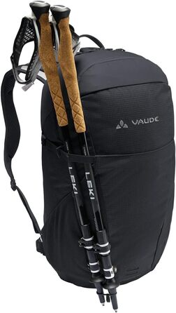 Рюкзак VAUDE Neyland Zip 20, 20 л, туристичний, чорний, зручна блискавка, універсальний розмір