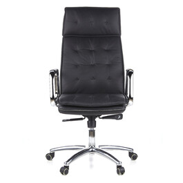 Офісне крісло / Крісло для керівника VILLA 20 Nappa Leather Black hjh OFFICE
