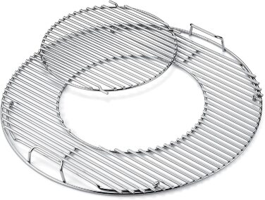 Weber 8835 Gourmet BBQ System решітка-гриль з центральною вставкою для гриля, нержавіюча сталь