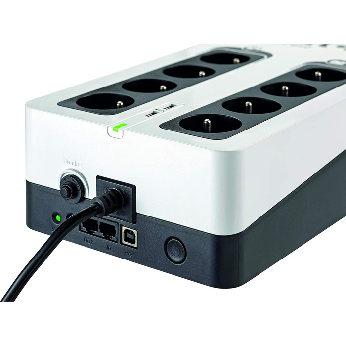 USV Eaton 3S Mini 36W для роутерів, камер та Smart Home (700VA/DIN) - Білий/Чорний