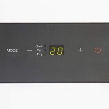 Мобільний кондиціонер TROTEC PAC 2600 X 3-в-1: охолодження, вентиляція, осушення, 2,6 кВт (9000 BTU/год) для приміщень до 34 м², 2 швидкості вентиляції