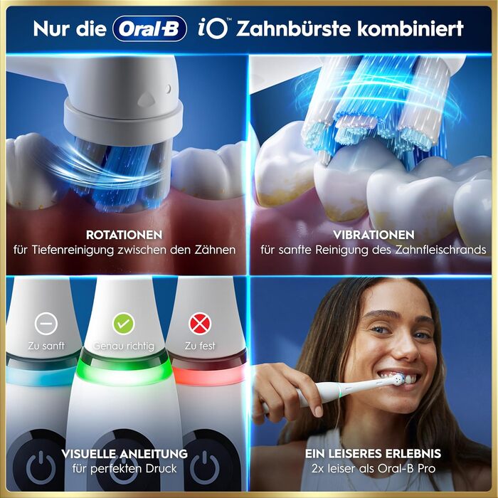 Електрична зубна щітка Oral-B iO Series 9, чорна (White Alabaster), 1 шт.