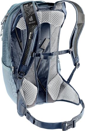 Велосипедний рюкзак Deuter Race Air 14+3 л, Atlantic-Ink, легкий, вентиляція спини
