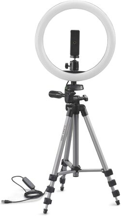 Стійка для влогінгу Cullmann Alpha 1000, LED-кільце, Bluetooth, 134 см, 1 кг, чорна