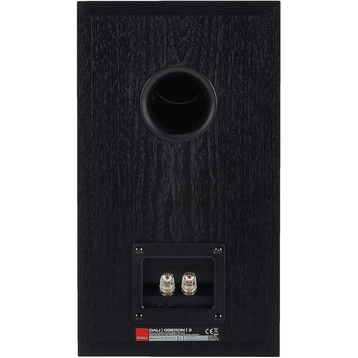 Акустичні колонки DALI Oberon 3 Black Ash (вініл) – стереопара з дерев'яним басовим динаміком 7