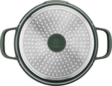 Великий каструля Westinghouse Performance Series 28 см, для індукції та всіх типів плит, з кришкою, антипригарне покриття, духовка та посудомийна машина, зелений