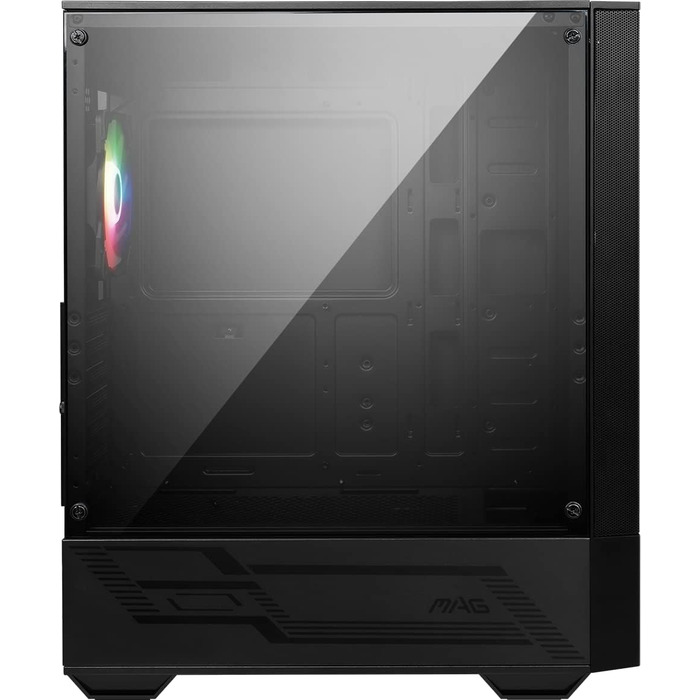 Корпус MSI MAG Forge 110R Mid-Tower ATX, чорний, з RGB підсвічуванням, 2x USB 3.0, 1x 120мм A-RGB вентилятор
