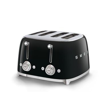 Тостер Smeg TSF03WHEU 4-камерний білий, 6 рівнів підсмажування, функція розморожування та підігріву, 2000 Вт