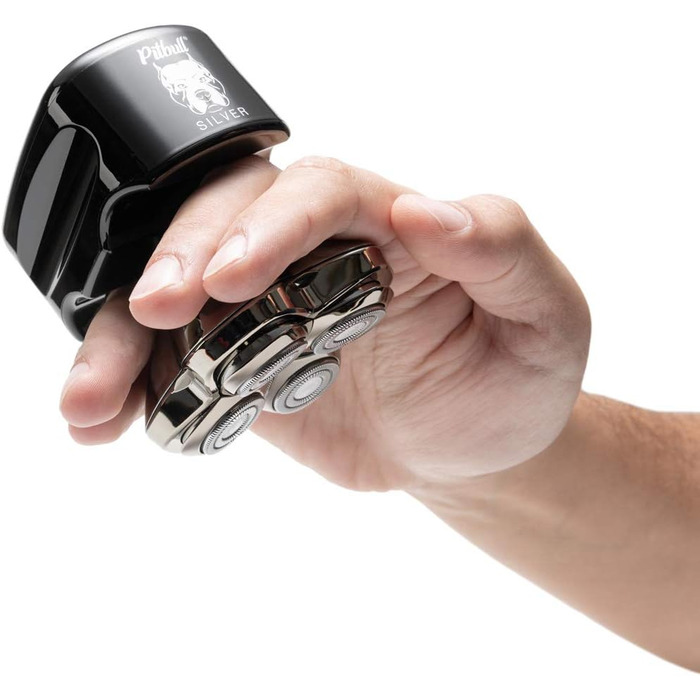 Електробритва Skull Shaver Pitbull Silver PRO SX5 акумуляторна