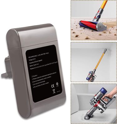 Акумулятор ARyee для пилососа Dyson DC31/DC34/DC35/DC44/DC45 (тип B), сумісний, заміна 917083-01, 17083-2811, 17083-4211, 17083-04