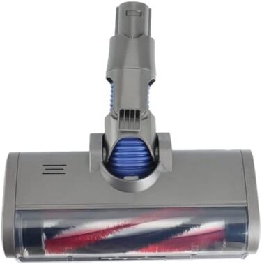 LED турбощітка Trade-Shop для пилососів Dyson V6/DC45/DC58/DC59/DC61/DC62/DC74, електрична насадка-щітка з м'яким роликом