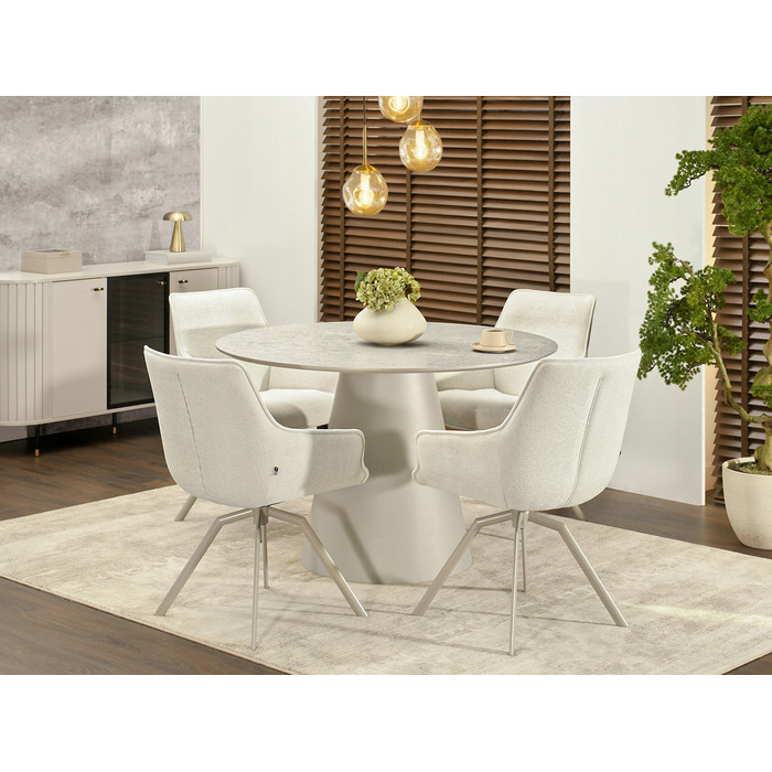 Стілець Mebel-Partner, тканина, бежевий, 1 шт.