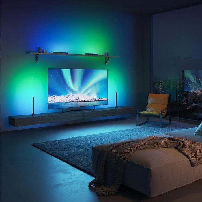 Світлодіодна RGBIC LED-панель для телевізора Govee H6046, розумна підсвітка TV Bar