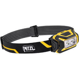 Ліхтарик налобний Petzl ARIA 2R, 600 люмен, акумуляторний, водонепроникний, компактний, чорний/жовтий