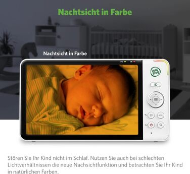 Радіоняня LeapFrog LF2423 з камерою, відеодисплей 2.8