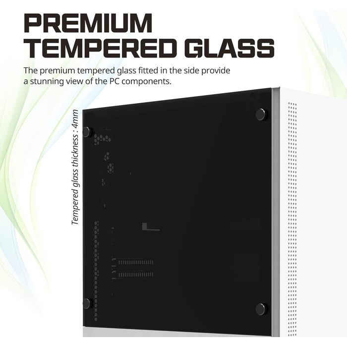 Корпус для ПК Zalman S5 ATX Midi Tower, білий, ігровий, скло, RGB підсвічування, вентилятори