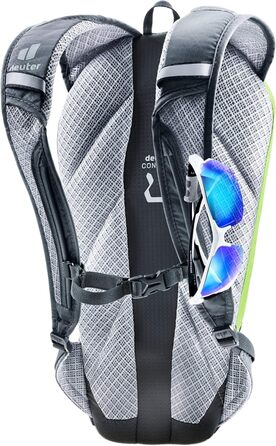 Велосипедний рюкзак deuter Road One 5 л, для шосейного велосипеда, колір цитрус-графіт