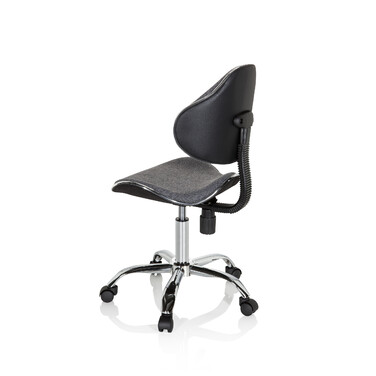 Дитячий письмовий стілець / дитяче крісло KIDDY GTI-3 тканина сірий hjh OFFICE