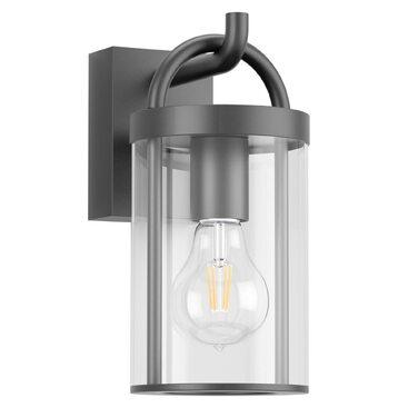 Настінний вуличний світильник Klighten Vintage Industrial, алюміній, антрацит, цоколь E27, IP44 для тераси та саду (темно-сірий, без датчика руху, без лампи)