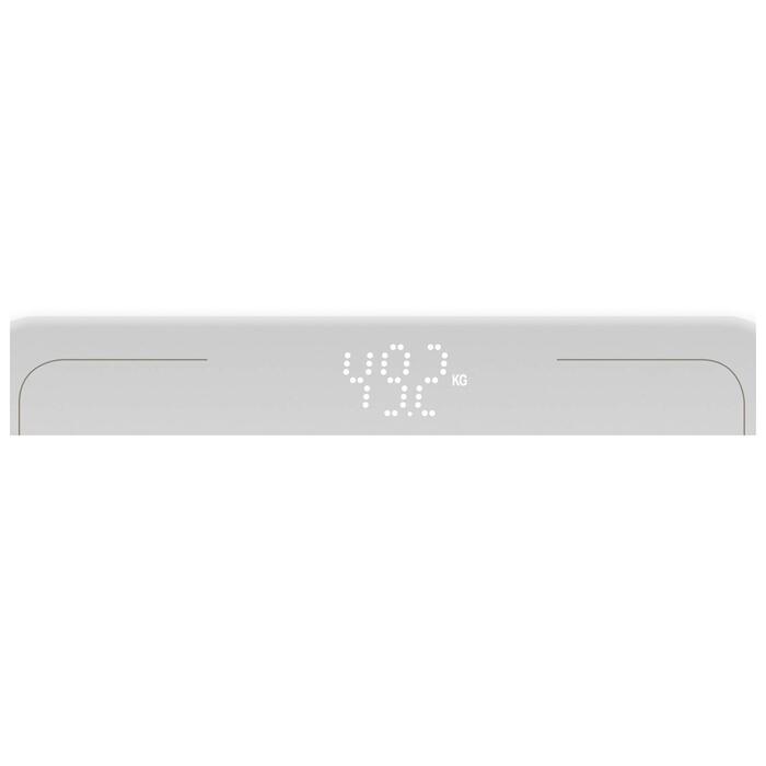 Цифрові ваги Fenite з LED-дисплеєм, скляна платформа, протиковзкі ніжки