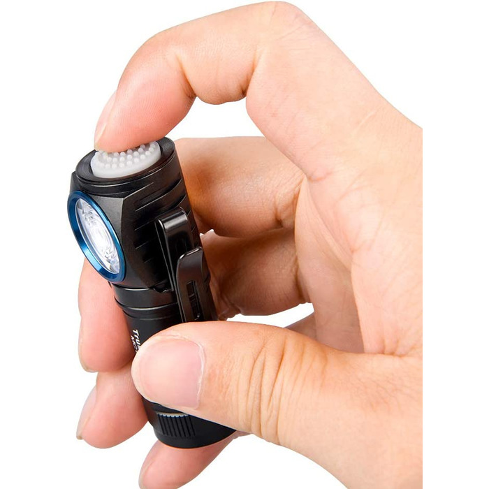Ліхтарик TrustFire MC12 Mini LED, 1000 Люмен, акумулятор 16340, магнітна USB зарядка, без налобного ременя, чорний