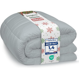 Ковдра Utopia Bedding для 2 осіб, 220x240 см, білий колір, 4 пори, мікрофібра, поліестер