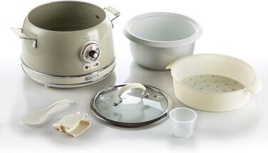 Мультиварка Ariete Vintage 2904 блакитна 3.5 л для рису, приготування на пару, повільного приготування з керамічним антипригарним покриттям 650 Вт