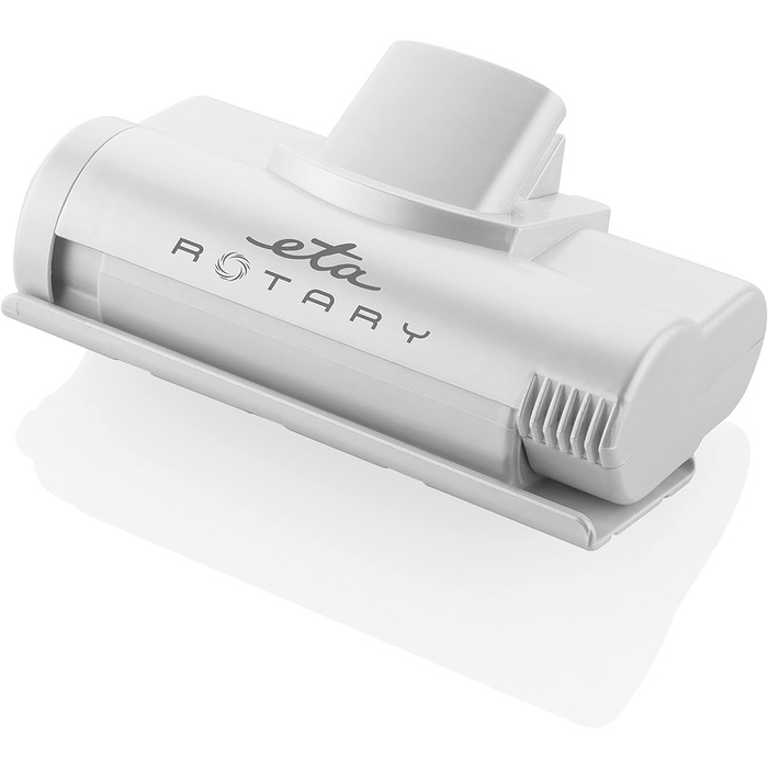 Портативний ручний пилосос ETA Rotary з електричною ротаційною щіткою, Li-Ion акумулятор 14,4В, білий