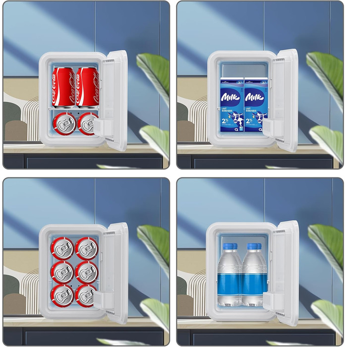 Mini холодильник Enventor 10L: компактний, тихий, з функцією охолодження та підігріву (12V/220V) для авто, спальні, офісу