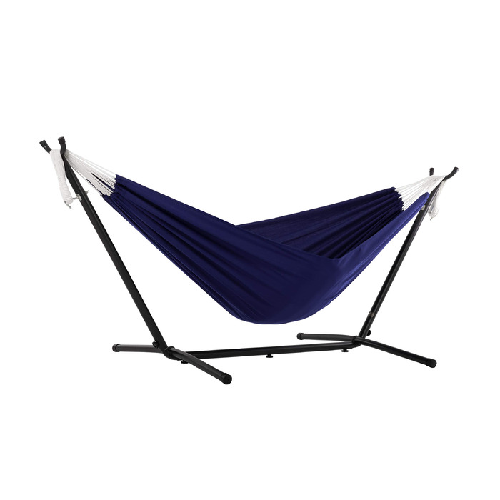 Гамак Vivere Doppel Polyester з каркасом 250 см, блакитний Royal Blue