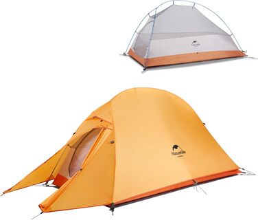 Намет Naturehike Cloud Up 1 для однієї особи, ультралегкий, 4-сезонний туристичний намет для кемпінгу