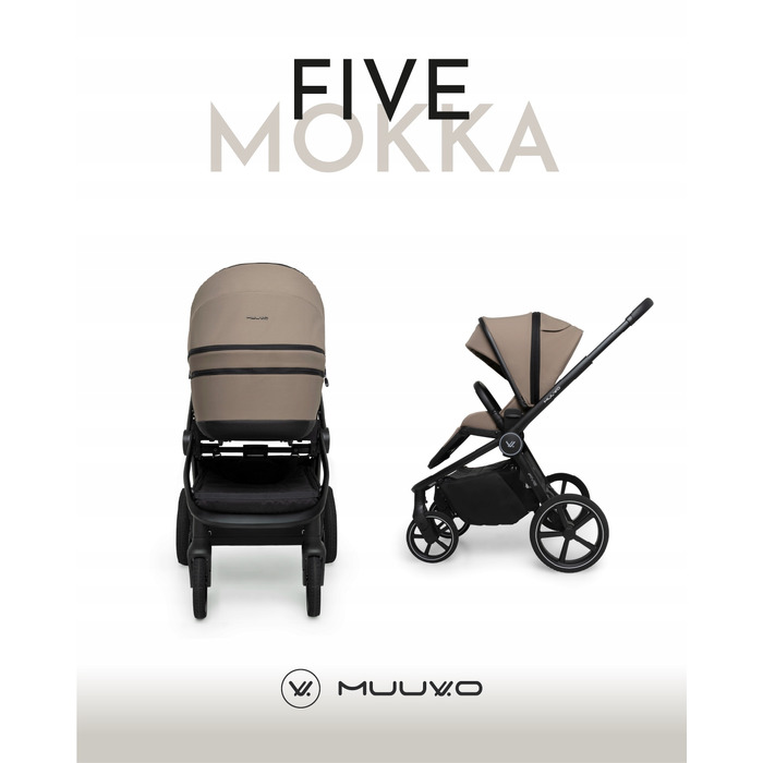 Дитячий візок 2в1 Muuvo FIVE Mokka