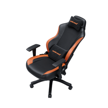 Крісло ігрове Anda Seat Luna Color Size L Black/Orange PVC