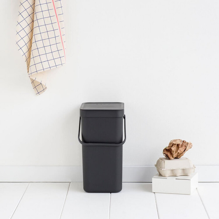 Контейнер для сміття сірий 12 л Sort&Go Brabantia