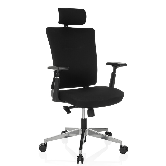 Офісне крісло / поворотне крісло CAPTIVO PRO тканина чорний hjh OFFICE