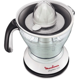 Електричний соковичавник Moulinex PC302B10, 25W, 1 л, білий/сірий