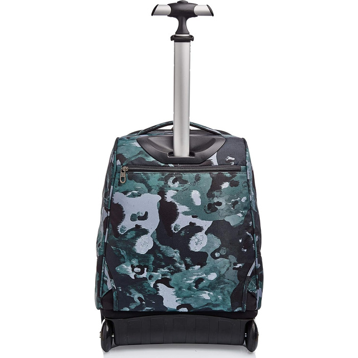 Дитячий шкільний рюкзак-тролей Invicta Camo Shade 2-в-1 на колесах, зелений, для хлопчиків і дівчаток, для школи та подорожей, з магнітною застібкою, 43 см