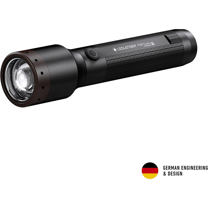 Ліхтарик Ledlenser P6R Core, 900 люмен, акумуляторний, LED, IP68, фокусування, 240 м, USB-зарядка