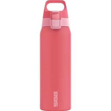 Спортивна пляшка для води Sigg Shield ONE з нержавіючої сталі для газованих напоїв, герметична, BPA-free, 0.75 л (Ruby, Multicolor)