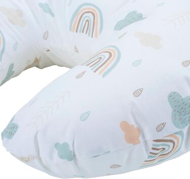 Подушка для годування Cuddles Collection Stillkissen 4-в-1 (Райдуга) багатофункціональна, для вагітних та годуючих мам