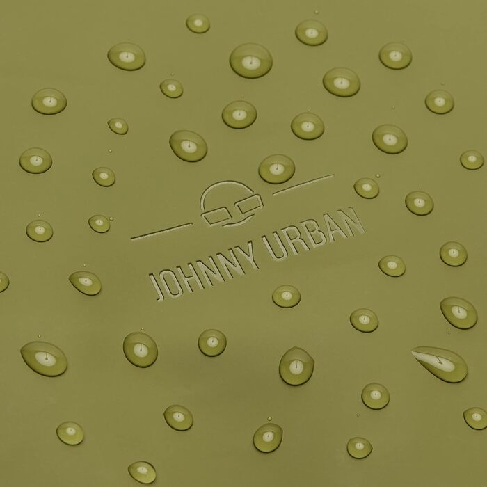 Рюкзак Johnny Urban Harvey Medium ролтоп, 15 л, водостійкий, оливковий, з відділенням для ноутбука, універсальний для міста, роботи, навчання, матове PU-покриття
