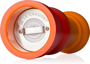 Перцемолка Le Creuset Flint з керамічним механізмом, ABS-пластик, колір вишневий (Ofenrot), 6.2 x 20.8 см