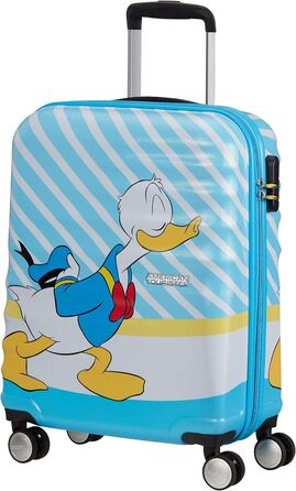 Валіза American Tourister Wavebreaker Disney Spinner 55 см, 36 л, Дональд Дак, мультиколір