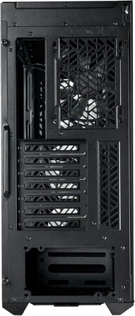 Корпус для ПК Cooler Master MasterBox 520 Mesh, Mid-Tower ATX, 3 встановлених вентилятори, сітчаста передня панель, скляна бічна стінка, ARGB-контролер, чорний