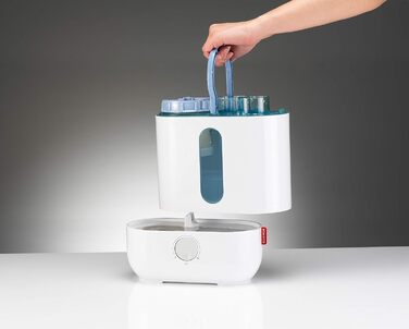 Ультразвуковий зволожувач повітря BONECO U200, 3,5 л, для кімнат до 50 м², з ароматизацією, LED-підсвіткою та фільтром, білий