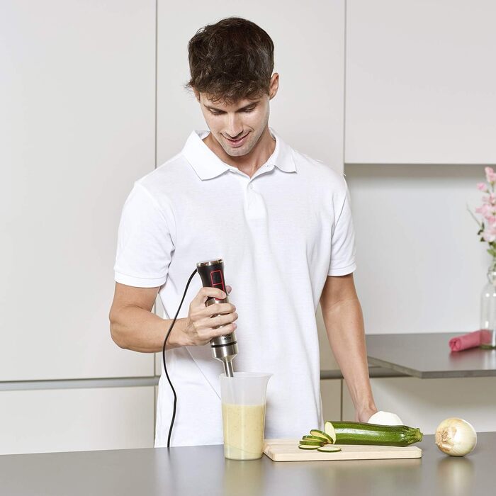 Занурювальний блендер Solac Pro Chef 1000, 1000 Вт, нержавіюча сталь, 1 насадка