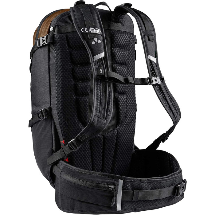 Рюкзак велосипедний VAUDE Moab Pro 22 II з протектором, 22 л, чорний